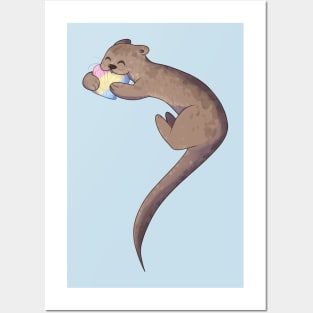 Pansexual Pride Otter Posters and Art